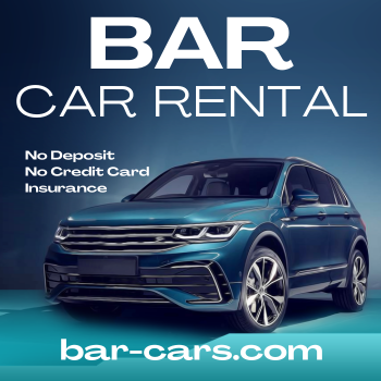 Car Rental Bar No Deposit, No Credit Card